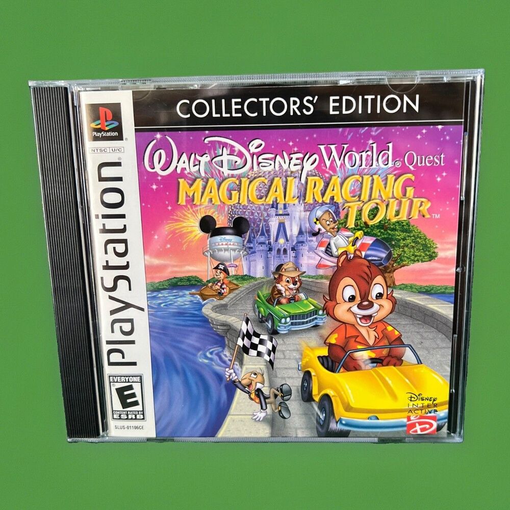Playstation Walt Disney World Quest Magical Racing Tour Collectors Edition CIB